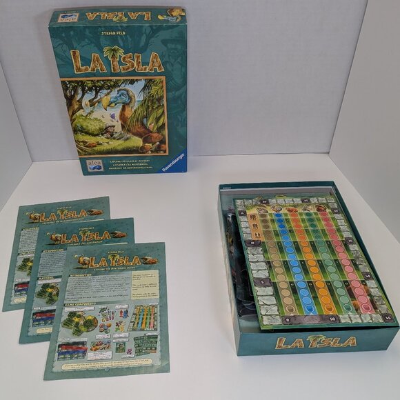 La Isla Board Game Ravensburger Alea Stefan Feld Island of Mystery 2014 Complete - Picture 4 of 11